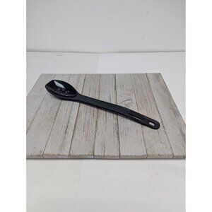 Rubbermaid Black Pierced Slotted Serving Spoon Heavy Duty #1974 Vintage